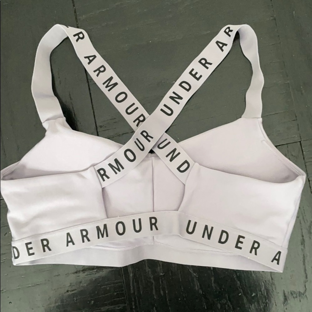 Light Purple Under Armour Sports Bra